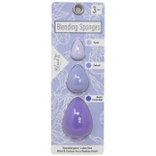 Wholesale - 3pk TEAR DROP BLENDING SPONGE (S-M-L) C/P 72, UPC: 810004941939